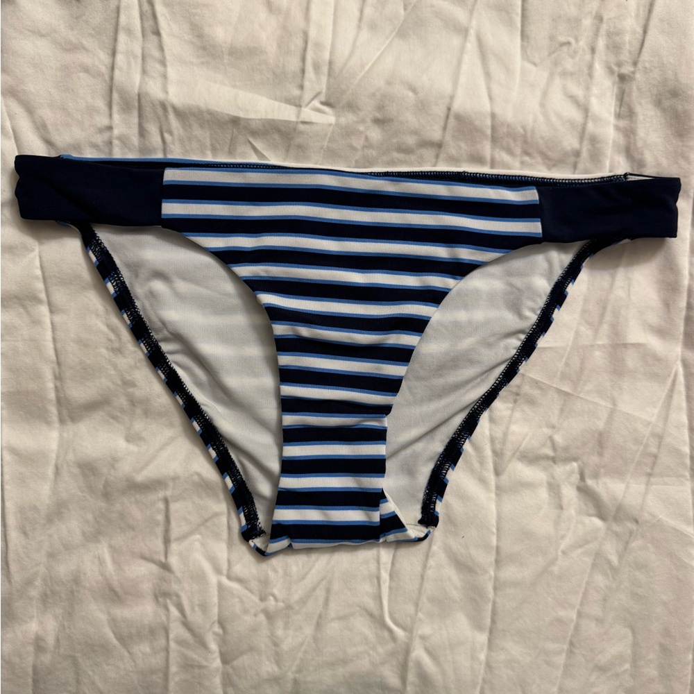 Jets Australia Jessika Allen Striped Bikini Bottom‎ NWT Size 4